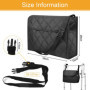 NAROSEBE Sac à Dos pour Fauteuil Roulant, Sac pour Fauteuil Roulant Oxford Étanche Sac de Rangement pour Fauteuil Roulant Pochet
