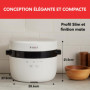 Instant Cuiseur de riz et cuiseur vapeur - Cuiseur à riz numérique multifonction, cuiseur vapeur et sauteuse - Pot amovible alla