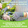 WORKPRO Gants Jardinage, 6 Paires Gant Jardin Respirants et Antidérapants, Gants de Travail Polyvalents pour Jardinage, Bricolag