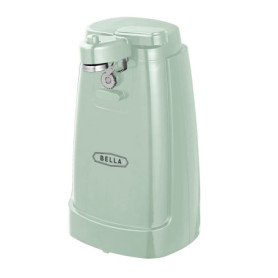 BELLA Ouvre-boîte Électrique et Aiguiseur de Couteaux, Ouvre-bocal et Décapsuleur Multifonction avec Levier de Coupe Amovible et