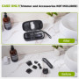Procase Étui pour Tondeuse Corps Homme, Résistant à l'eau Sac de Rangement Portable pour Tondeuse pour Zone Intime Homme –Noir