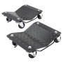 VEVOR Chariot de Manutention de Voiture 2PCs Charge 1,4 T au Total Chariot Déplace Voiture Plate-Forme 38,5x30 cm Roue Verrouill
