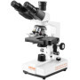 VEVOR Microscope Trinoculaire Composé 40X-5000X Microscope Biologique Mise au Point Grossière et Fine de Précision avec Platine 