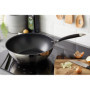 Amazon Basics Wok 28 cm, Noir