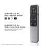SATECHI Télécommande Multimédia Bluetooth R2, Mode Présentation Et Média, pour Macbook Pro/Air M2/M1, iPad Pro/Air M2/M1, Mac Mi