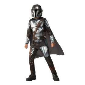 Rubies Costume mandala classique pour garçon ou fille, costume officiel de la série Mandalorian avec détails imprimés, cape et m