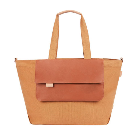 BABYMOOV Sac (à langer) Tote Bag, Sac Cabas Grand Format 40L, Multiusages, Nombreuses Poches, Matelas à Langer, Attaches Pousset