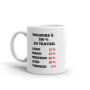 L'Esprit Des Anges Tasse-Mug Collègue Humour -Toujours à 100% au Travail - Idée Cadeau Patron Travail Job Départ
