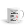 L'Esprit Des Anges Tasse-Mug Collègue Humour -Toujours à 100% au Travail - Idée Cadeau Patron Travail Job Départ