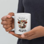L'Esprit Des Anges Tasse Mug Vache Cadeau Humour Original - Ceci est mon Meuhg - Amusant Rigolo Drole Collègue Ami