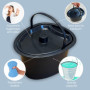 Pot de chambre adulte avec couvercle hygiénique HABEYGARD® | Portable et pratique pour la nuit, idéal pour camping ou maison, co
