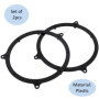 AERZETIX - C11589 - Lot de 2 Adaptateurs de Haut-parleurs Ø165 mm - côté de Montage: portière arrière - Compatible avec A3, A4 1