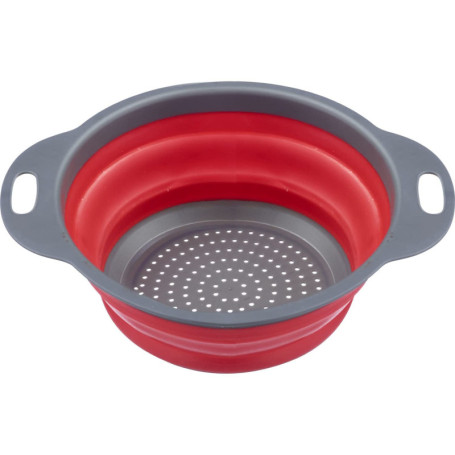 Westmark Passoire pliable, avec dispositif de suspension, diamètre intérieur : 18,5 cm, plastique, mini, rouge/anthracite 212322