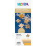 Heyda Lot de bandes pliantes pour étoiles folles Doré 1,5 x 45 cm