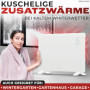 ProfiCare® Chauffage électrique avec façade en verre|Radiateur mobile également adapté au montage mural | Chauffage par convecte