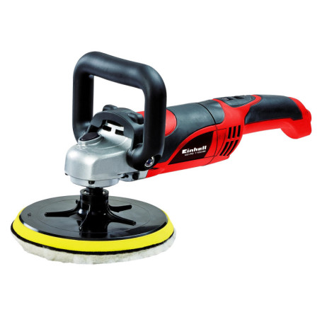 Einhell CC-PO 1100/2E Polisseuse et ponceuse auto (230 V, puissance 1100 W, oscillations par min. 1000-3500, diam. plateau 18 cm