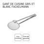 Zenker 42907 Pince de cuisine, pince à friture, pince pour beignet au chocolat, Acier inoxydable, 28,5 x 10 cm, Argent
