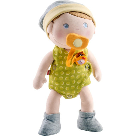 HABA - Poupon Maxime - Poupée Lavable 30 cm - Cadeau bébé - Dès 18 Mois - 306637