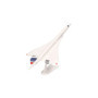 herpa Maquette Avion Air France Concorde – F-BVFB, echelle 1/200, Snap-fit Model, pièce de Collection, d'avion avec Support, Fig