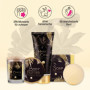 accentra - Coffret cadeau luxe pour femme 5 pièces – Kit de bain cadeau avec bougie parfumée, savon, crème pour les mains, beurr