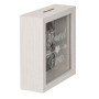 Out of the blue 144319 Tirelire en bois Travel Fund, Blanc, 15 x 15 cm