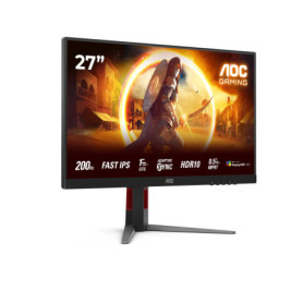 AOC Gaming 27G4HA - Moniteur Full HD 27 Pouces, 200 Hz, 1 ms, comp. G-Sync, HDR10 (1920x1080, 2X HDMI 2.0, 1x DisplayPort 1.4) N