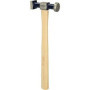 KS TOOLS KSTools 140.2138 Marteau Postillon Standardpanne Plate en Acier Poli Manche Hickory