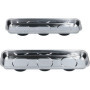 BRILLIANT TOOLS BT691155 Tablette magnétique / jeu de coques en inox, 65 x 226 mm, 2 pièces [Powered by KS TOOLS], Inconnu