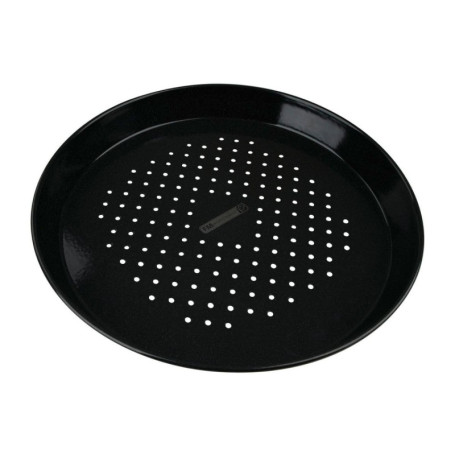9206 FM Professional Plaque à pizza perforée ronde, plat à pizza perforé, plat à four, plaque pizza four, plat à pizza barbecue,