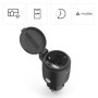 Hama Prise Connectée Etanche Matter (IP44, Prise Wifi Alexa Google, App Control, Aucun Hub requis, Prise Exterieure Etanche conn