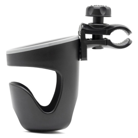 Zamboo Porte Gobelet Poussette Universel, Fixation Antidérapante Caoutchouté, Support Biberon et Bouteille, Accessoire Bebe Land