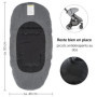 Zamboo Chanceliere Universelle pour Poussette, Siege Auto et Nacelle Bébé - 2 en 1 Nid d'Ange Bebe et Housse Siège, Polaire Douc