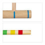 Relaxdays Jeu de Croquet en Bois, 6 Joueurs, Enfants et Adultes, Set Complet avec Sac, maillets, Plusieurs Couleurs