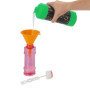 Relaxdays Solution Rechargeable pour Bulles de Savon, Lot de 2, 1 L par Bouteille, Liquide, pour souffleurs, Vert