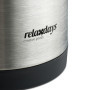 Relaxdays Carafe en Acier Inoxydable, pichet Isotherme pour thé, café, Distributeur, 2 litres, avec poignée, argenté