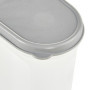 keeeper Boîte Verseuse Jean Pour les Produits Secs, Couvercle à Clapet, 2,6 L, Polypropylène, 21,5 x 9,5 x 24 cm, Nordic Grey
