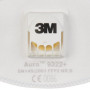3M™ Aura™ Masque antipoussière, FFP2, avec valve, série 9322+, 10 masques par paquet