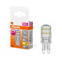 OSRAM Lampe LED PIN dimmable avec culot G9, blanc chaud (2700K), 350 lumens, verre clair, paquet individuel