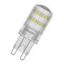 OSRAM Lampe LED PIN dimmable avec culot G9, blanc chaud (2700K), 350 lumens, verre clair, paquet individuel