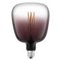 OSRAM Vintage 1906 smoke tinted LED lamp, 4.5W, 150lm, globe shape with 140mm diameter & E27 base, warm white light, straight fi