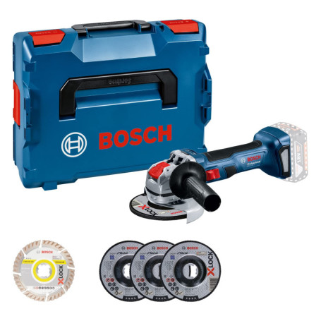 Bosch Professional 18V System meuleuse angulaire sans-fil GWX 18V-7 (disque Ø 125 mm, puissance 700 W, avec interface X-LOCK, se