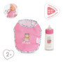 Corolle - Bavoir et Biberon Magique, Accessoires, pour Poupons 36 et 42cm, dès 2 Ans, 9000141790