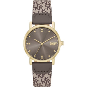 DKNY Femme Analogique Quartz Montre avec Bracelet en Nylon NY6691
