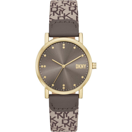 DKNY Femme Analogique Quartz Montre avec Bracelet en Nylon NY6691