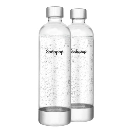 Sodapop Lot de 2 Bouteilles en Pet de 850 ML pour Machine à gazéifier Cooper, sans BPA