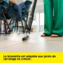 Kärcher Set de Brossettes Pour la Brosse Grand Format Pour Joints, Poils Résistants, Facile à Changer, Nettoyage Confortable des