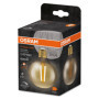 OSRAM Vintage 1906® Classic GLOBE80 FIL 60 LED lamp, E27, dimmable, spherical, gold, 7.2W, 806lm, 2400K, reduced warm white ligh