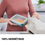 Tefal Boite de conservation alimentaire 0,8 L, Sans BPA, Rectangulaire, 100% hermétique, Compatible lave-vaisselle et micro onde