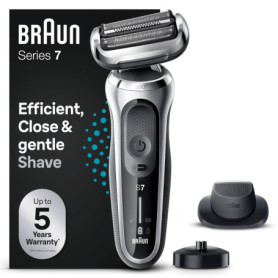 Braun Series 7 Rasoir Électrique pour Homme avec Tondeuse De Précision, Base De Recharge, Technologie Wet & Dry, Rechargeable, R