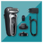 Braun Series 7 Rasoir Électrique pour Homme avec Tondeuse De Précision, Base De Recharge, Technologie Wet & Dry, Rechargeable, R